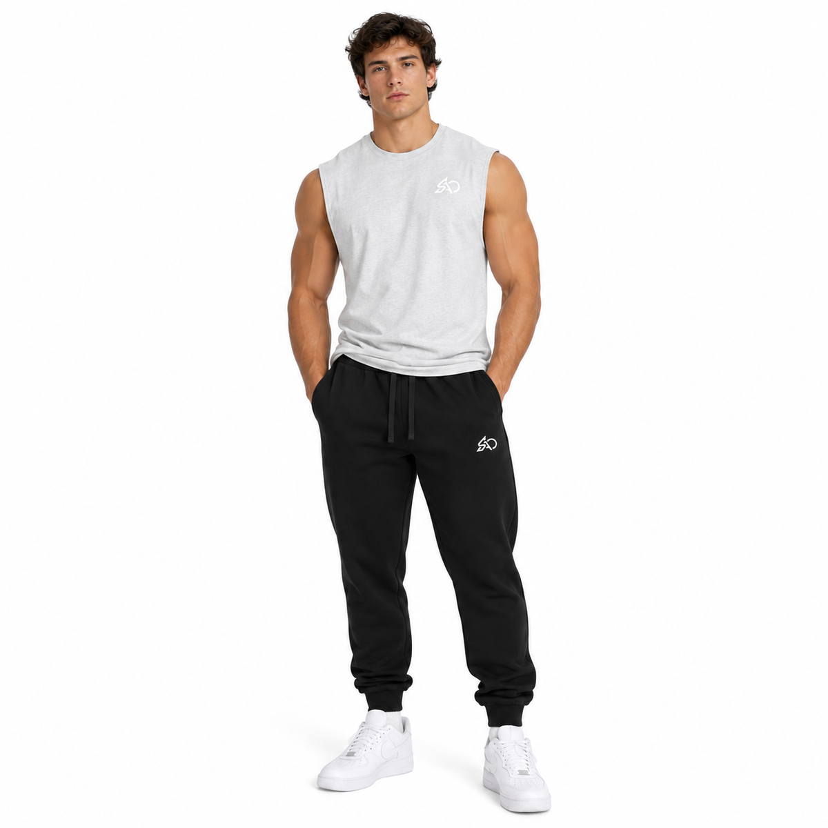 Color: Black | Model Front