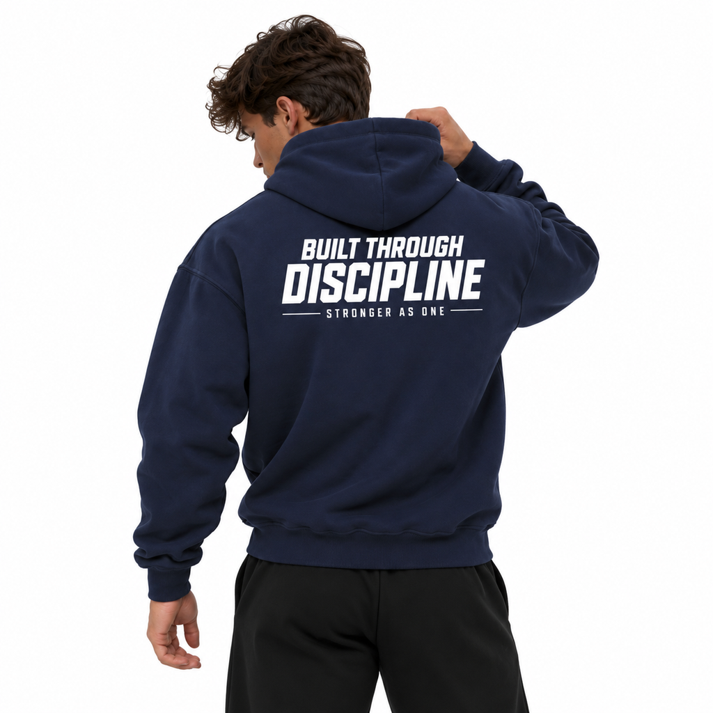 Color: Navy Blue | Model Back View