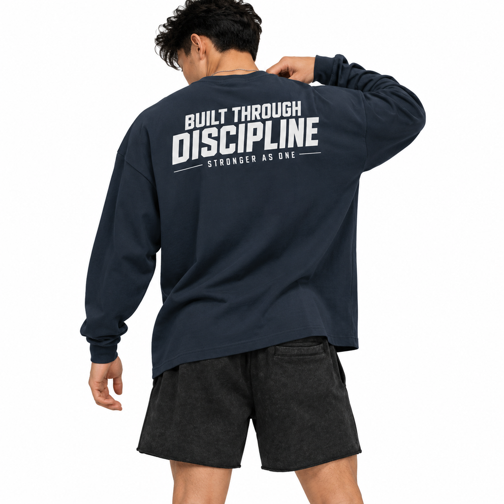Color: Navy | Model Back View