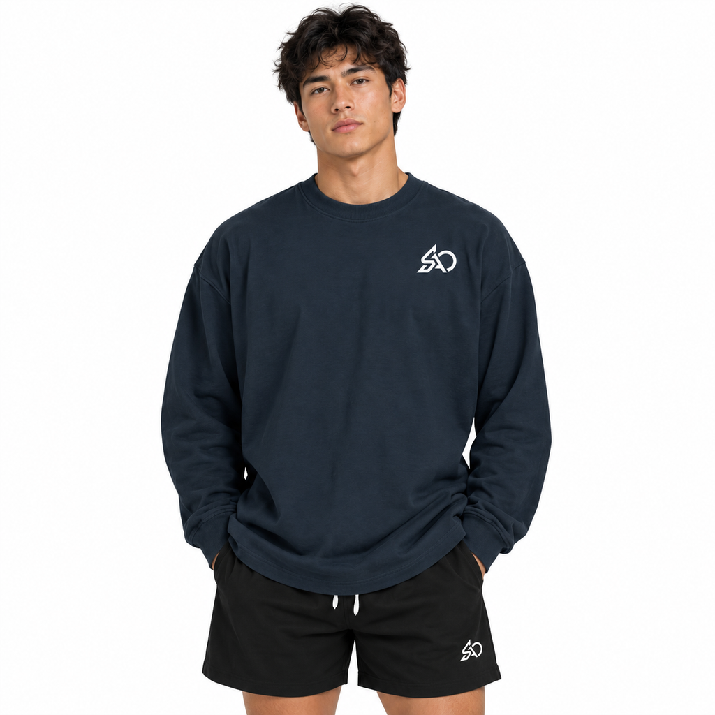 Color: Navy | Model Front View
