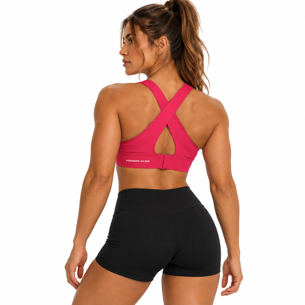 Color: Rose Red | Model Back